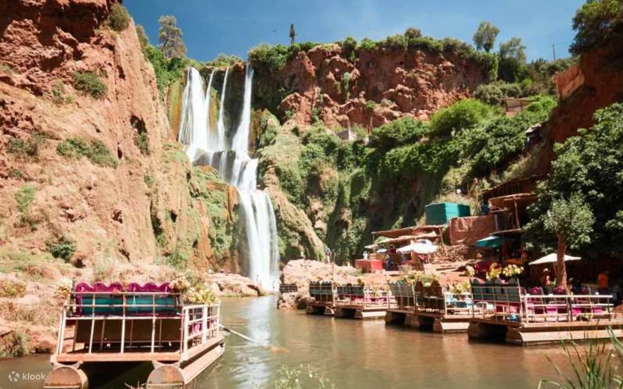 Ouzoud Waterfalls With Boat Ride Tour